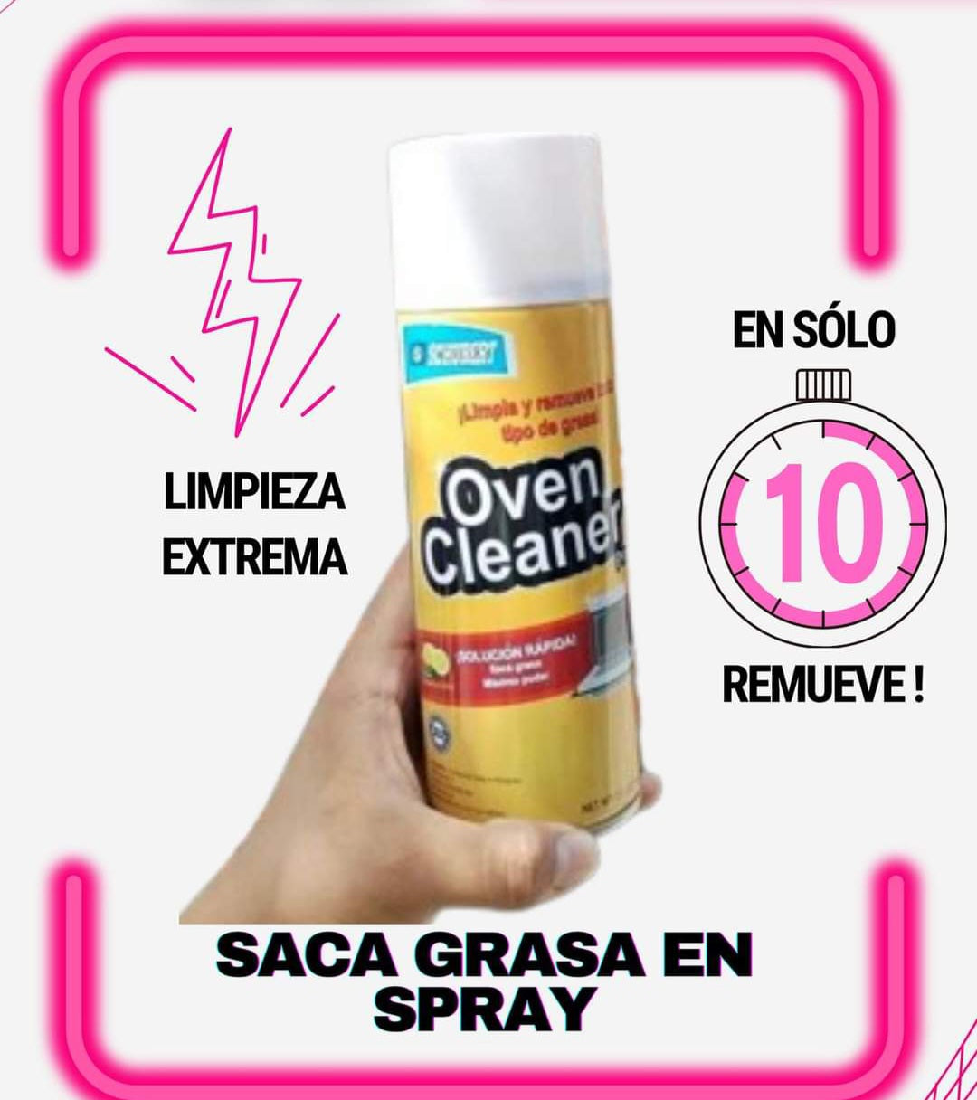 OVEN CLEANER-ESPUMA QUITA GRASA