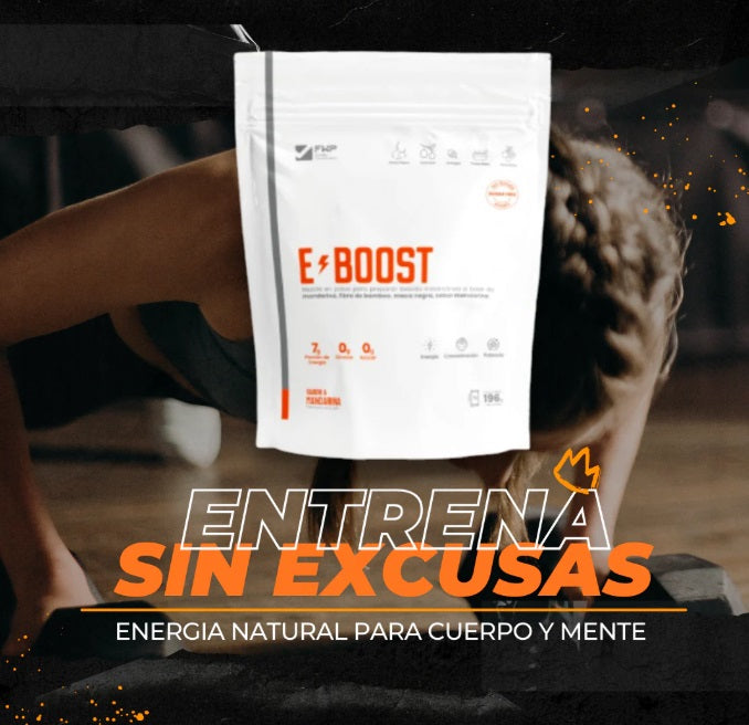 E‑BOOST FWP – Suplemento Energizante Natural Ideal para Pre Entreno